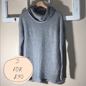 Long American eagle cowl neck sweater